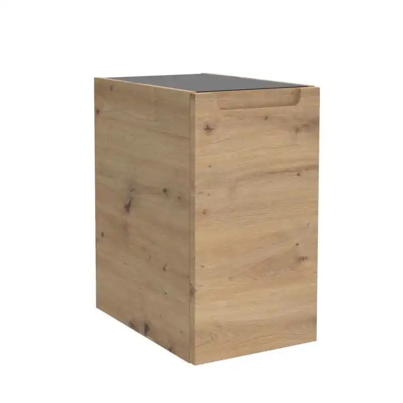 Module Monterrey 30 cm avec 1 porte ouverture droite Chêne Montana réf 119335 SALGAR