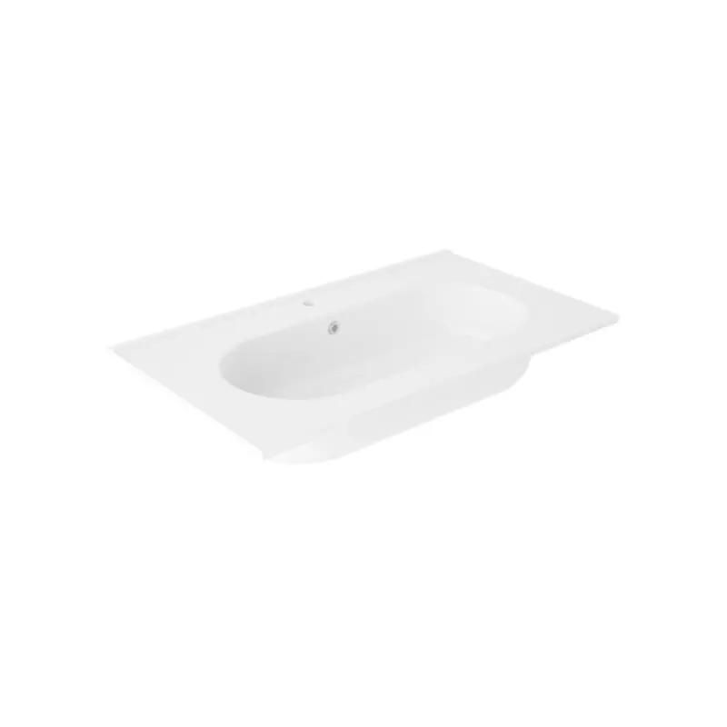 Vasque céramique de 100 cm Ada blanc brillant réf 83806 VisoBath