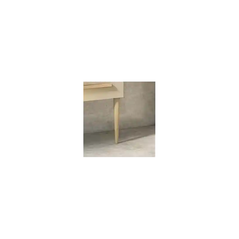 Lot de deux pieds 32 cm chêne naturel réf 1798911Decotec