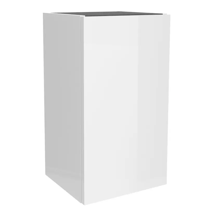 Coquette faible profondeur 1 porte réversible Alliance Blanc Brillant 30 cm réf 87512 SALGAR