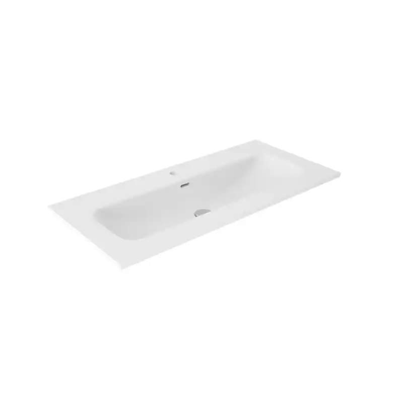 Vasque céramique de 80 cm Idea blanc brillant réf 76698 VisoBath