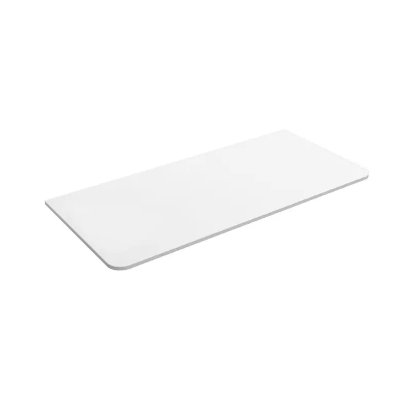 Plan de toilette 12 mm UNIIQ blanc mat solid surface 90 cm réf 96782 SALGAR