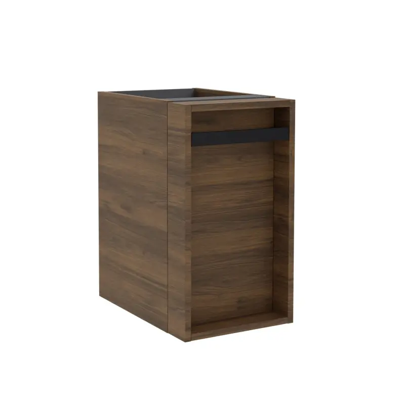 Coquette avec tiroir extractible Alliance Noyer Maya 30 cm réf 102826 SALGAR