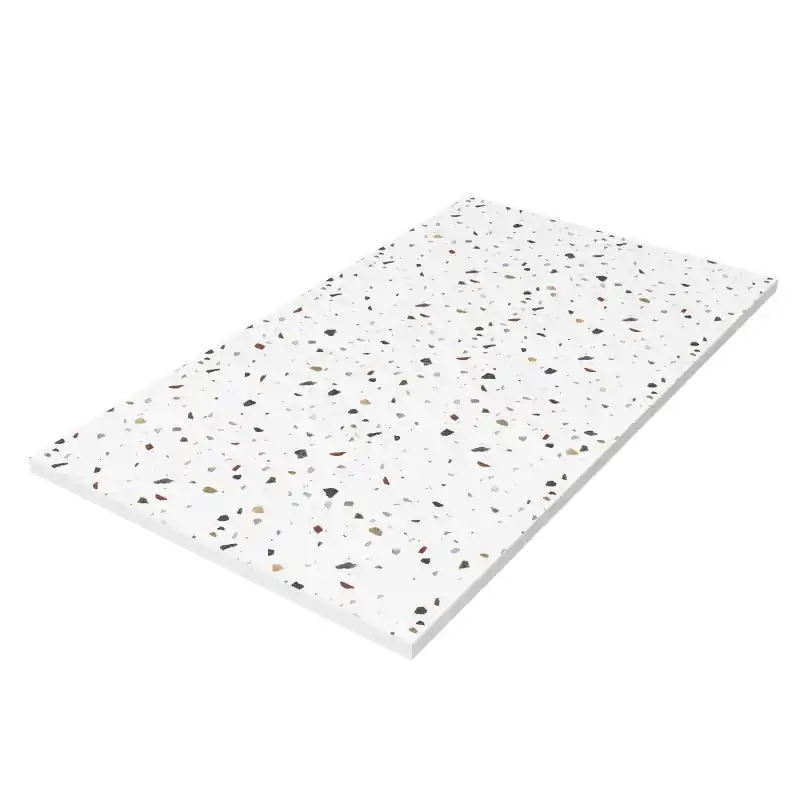 Plan de toilette 12 mm terrazo nature solid surface 80 cm réf 102267 SALGAR