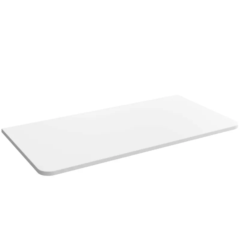 Plan de toilette 12 mm blanc mat solid surface 80 cm réf 97497 SALGAR
