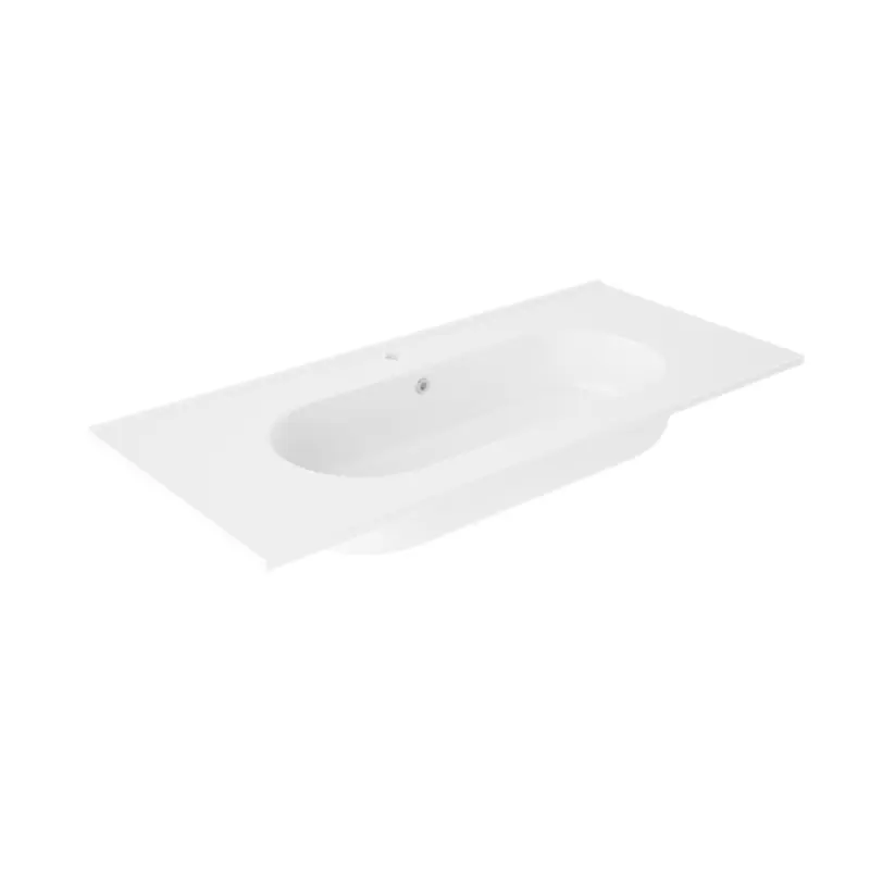Vasque céramique de 120 cm Ada blanc brillant réf 83807 VisoBath