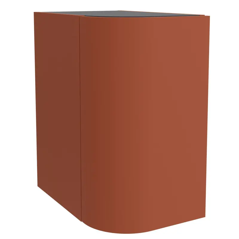Coquette arrondie 30 cm Alliance Terracota 1 porte réversible réf 103624 Salgar