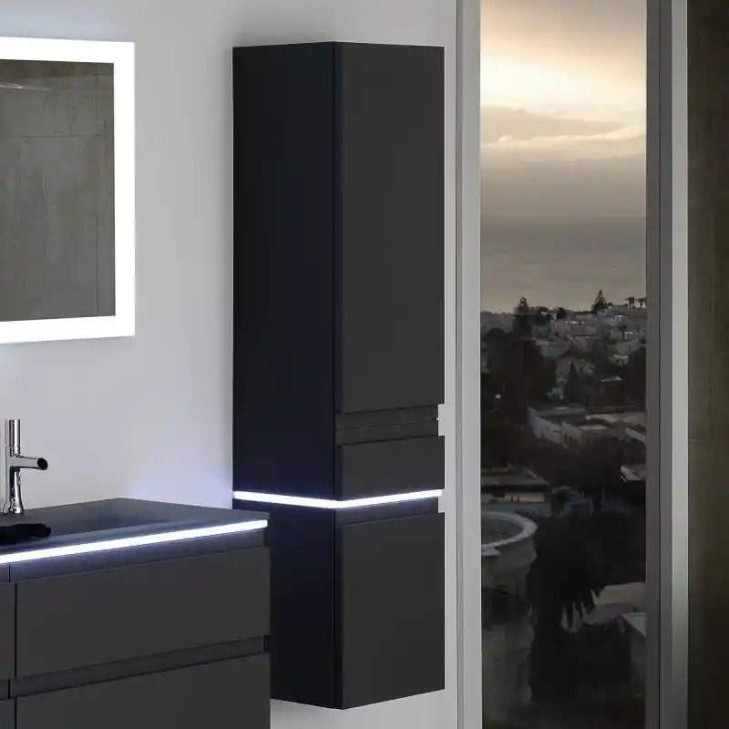 1/2 colonne gamme ILLUSION 35 x 46.8 cm 1 porte SANIJURA