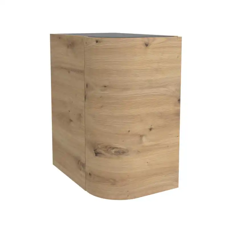 Coquette arrondie 30 cm Alliance Chêne Montana 1 porte réversible réf 119655 Salgar