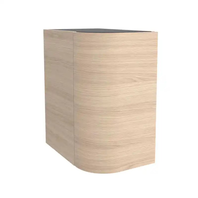 Coquette arrondie 30 cm Alliance Chêne Sienna 1 porte réversible réf 119656 Salgar
