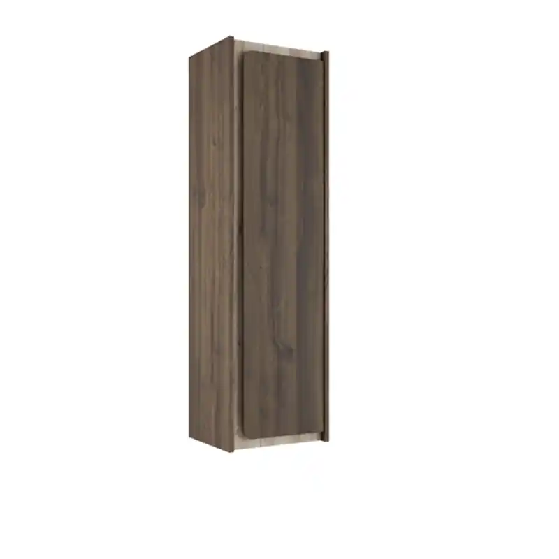 Colonne 1 porte INDICO 120 cm Valenti finition ALISO avec 4 étagères réf 77583 VISOBath