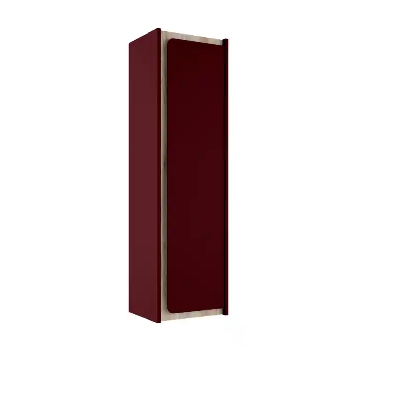 Colonne 1 porte INDICO 120 cm Reda finition ALISO avec 4 étagères réf 61550 VISOBath