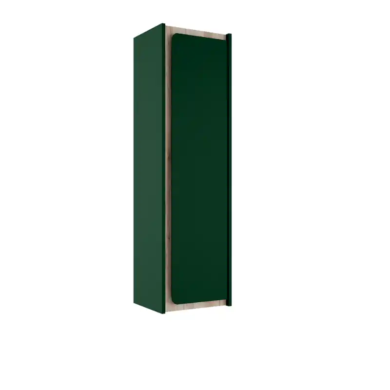 Colonne 1 porte INDICO 120 cm Oliva finition ALISO avec 4 étagères réf 61547 VISOBath