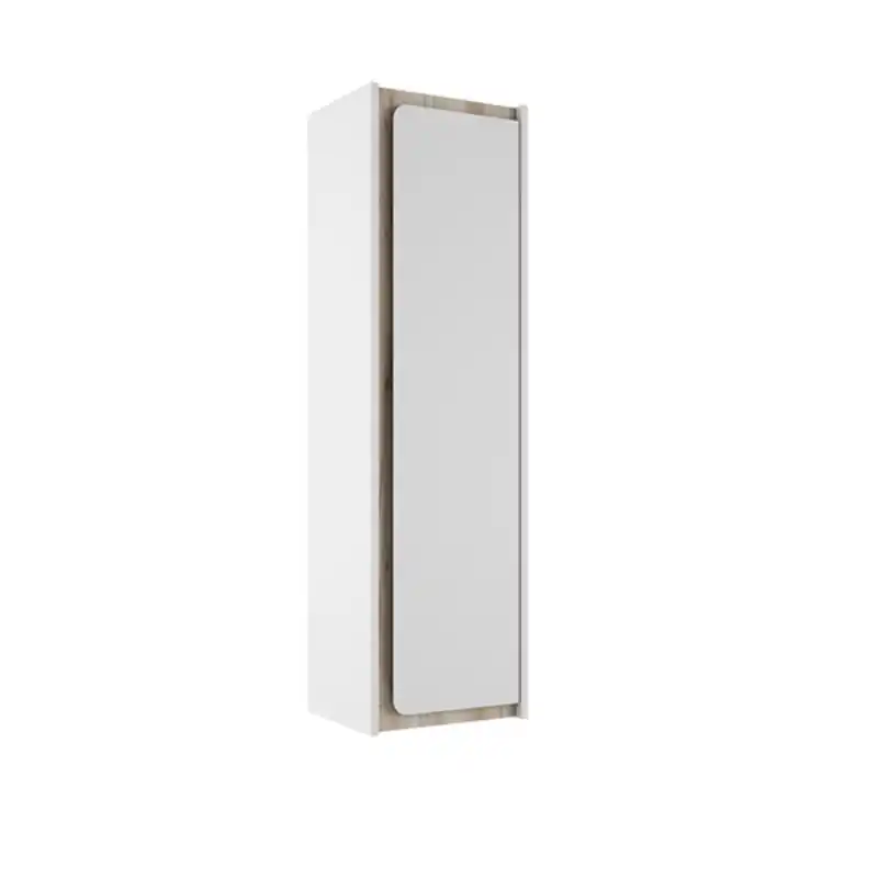 Colonne 1 porte INDICO 120 cm Blanco-ADA finition ALISO avec 4 étagères réf 77536 VISOBath
