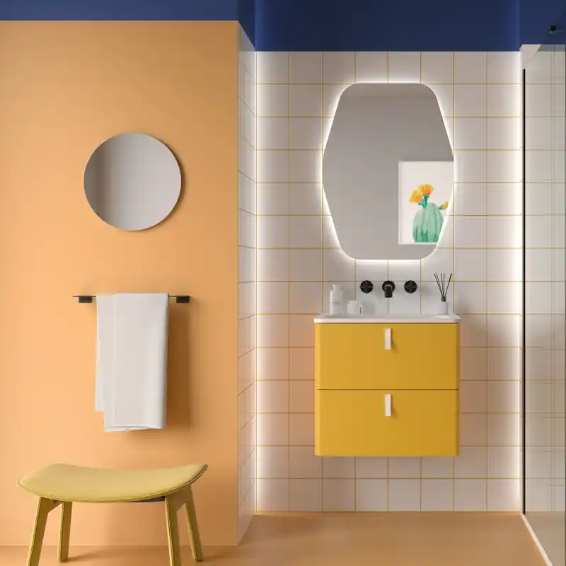 Meuble UNIIQ 80 cm 2 tiroirs Sol réf 96629 SALGAR
