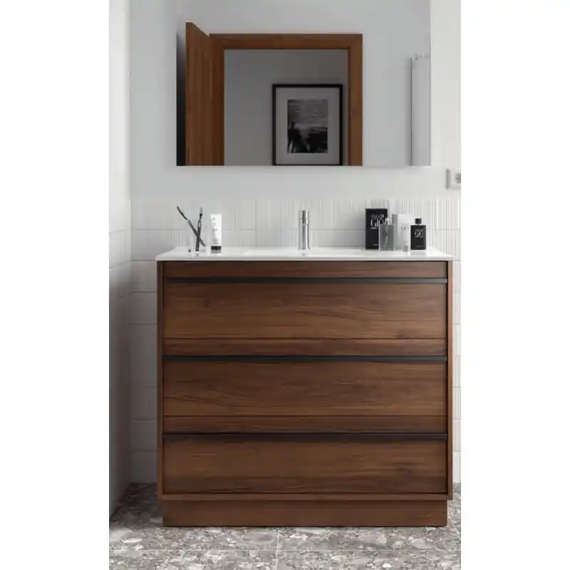 Meuble ATTILA 3 tiroirs 100 cm avec vasque SALGAR