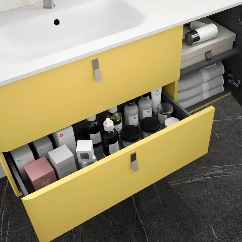 Meuble 120 cm UNIIQ 1 porte et 2 tiroirs SALGAR