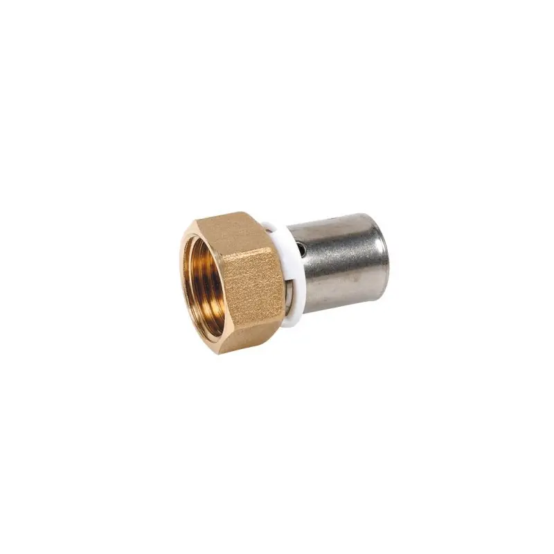 Raccord PER à sertir écrou tournant 3/4 - Ø 20 sertipress réf RE420 PBTUB