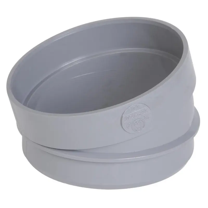 Coude secteur 15° MF Ø 100 réf ST1 NICOLL