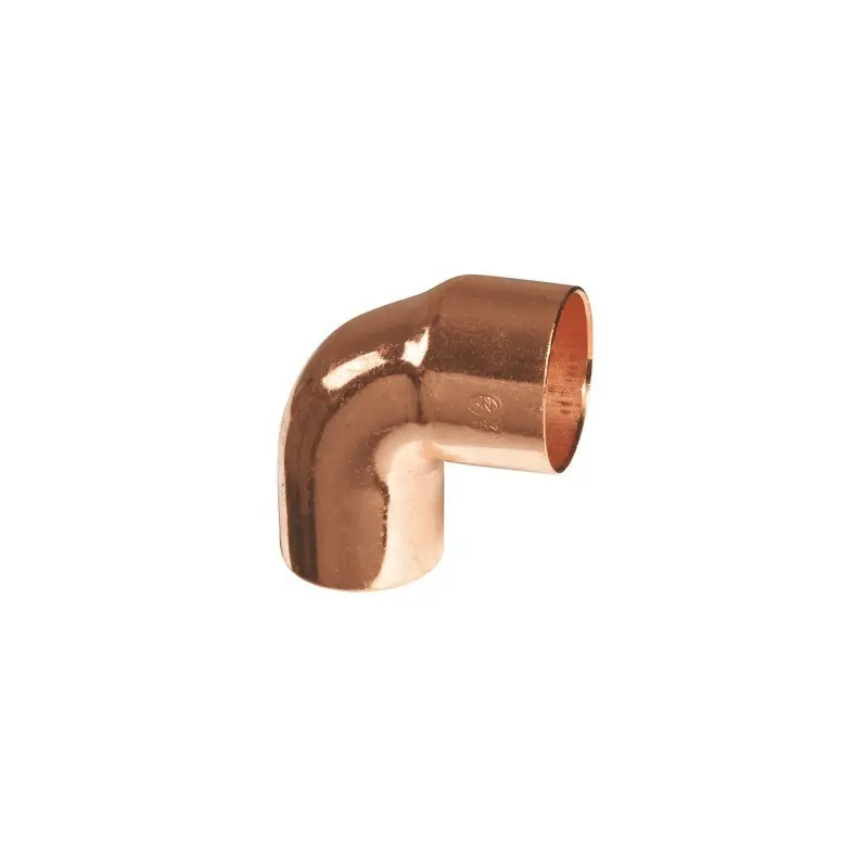 Coude cuivre 90 degré grand rayon MF Ø 28 réf 5001A28 THERMADOR