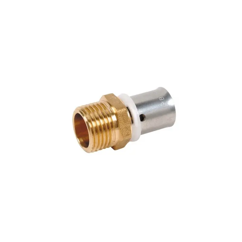 Raccord PER à sertir M 3/4 - Ø 16 sertipress réf RM416 PBTUB