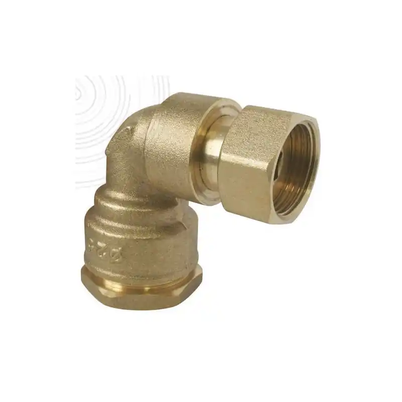 Coude écrou prisonnier laiton Ø 25-20/27 réf 857-25-20S AYOR