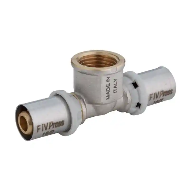 Té réduit femelle à sertir 20-1/2-20 MULTICOUCHE GERPEX réf 9425R819 EMMETI
