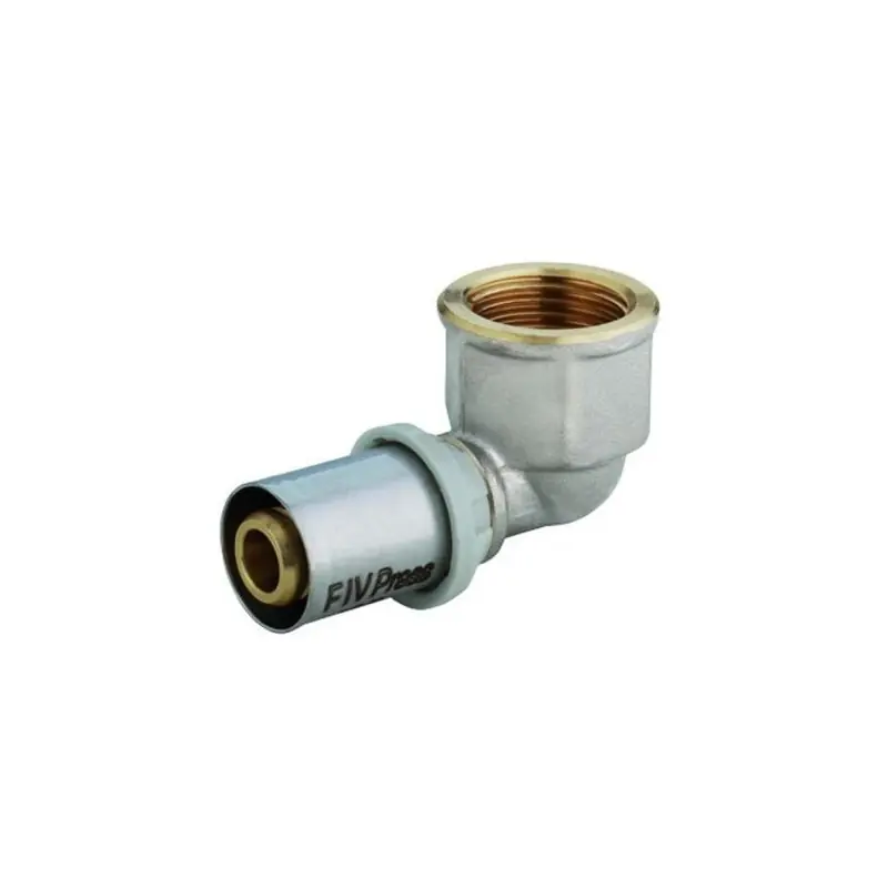 Coude équerre à sertir femelle 20x1/2 à visser MULTICOUCHE GERPEX réf 9422R804 EMMETI