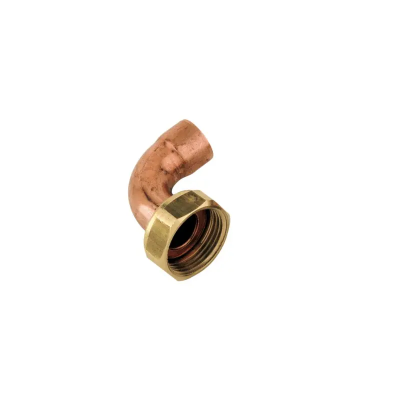 Collet battu coudé en cuivre 26/34-28 réf 5002GC2826 THERMADOR