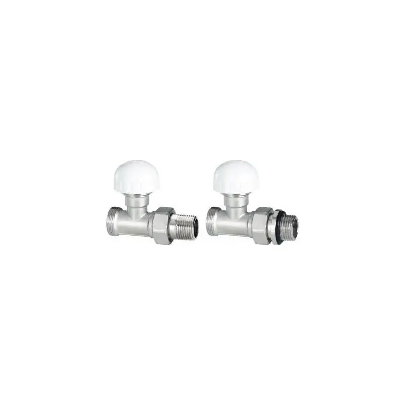 Robinet de radiateur thermostatique droit MM 24x19 12/17 +Joint O RING réf 01350444 EMMETI