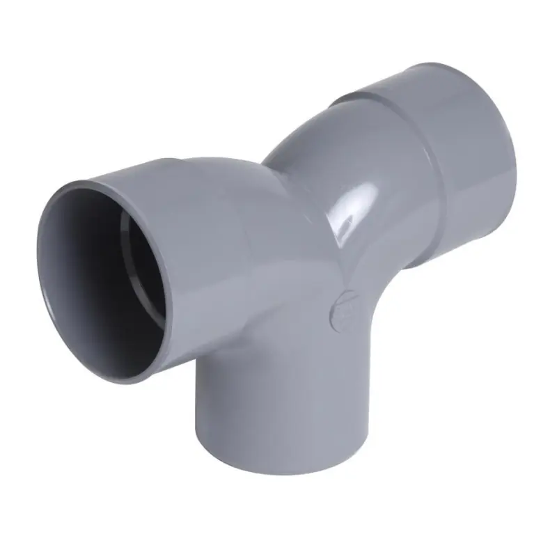 Coude double parallèle 87°30 grand rayon MF Ø 50 réf OJ8 NICOLL