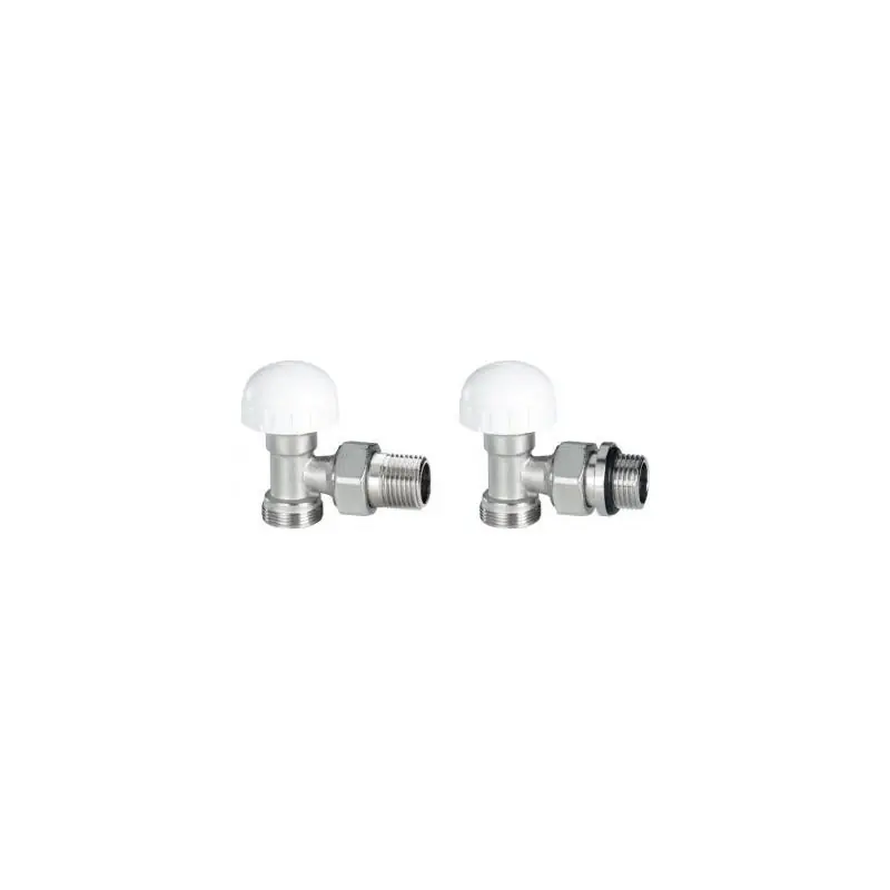 Robinet de radiateur thermostatique équerre MM 24x19 12/17 - Joint O RING réf 01350440 EMMETI