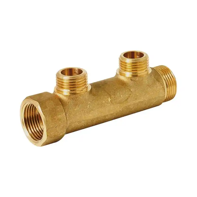 Collecteur laiton MF 20/27 4 départs 15/21 M conique réf G.030.04 ANTARES