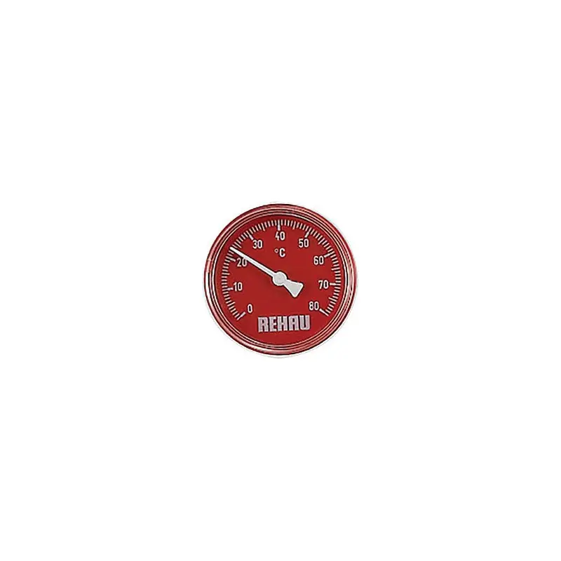 Thermomètre eau chaude pour collecteur REHAU réf 12205801001