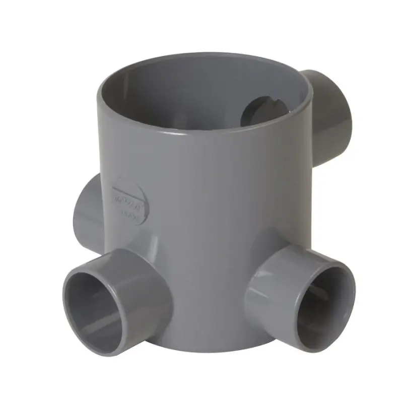 Siphonnette de parcours Ø 40/40/40/40-50 modèle bas réf P4VST NICOLL
