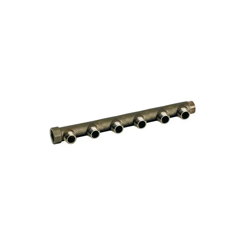 Collecteur laiton à portée plate MF 20/27 6 départs 15/21 M réf 2745-06-20 AYOR