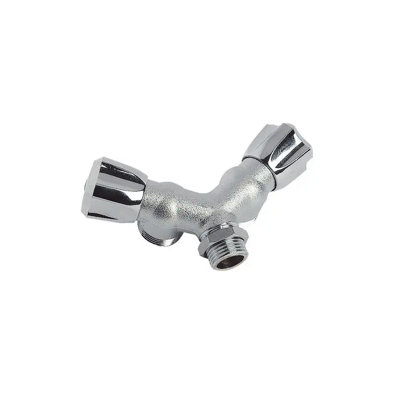 Robinet de M.A.L double chromé MM 15/21 - 20/27 réf 1643-15 AYOR