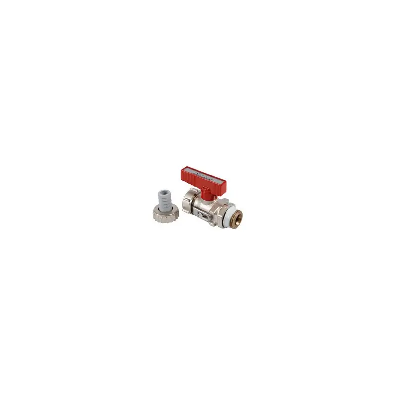 Robinet à bille avec bouchon et nez de purge MM 15/21 réf ST512230051 SIMPLEX