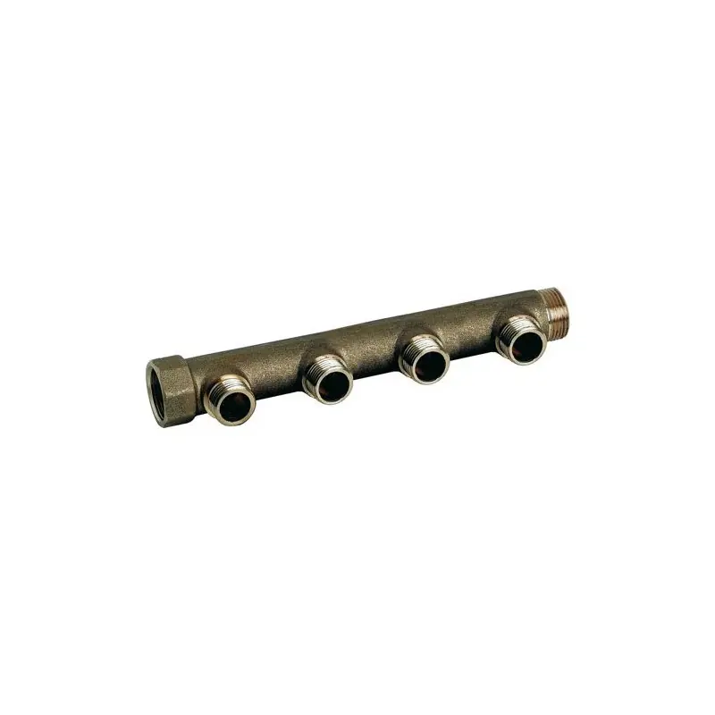 Collecteur laiton à portée plate MF 20/27 4 départs 15/21 M réf 2745-04-20 AYOR