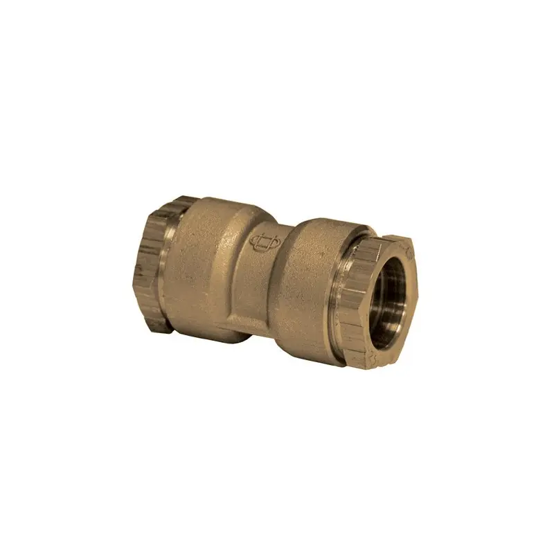 Jonction double en laiton SE12 F Ø20 réf 9012.20 HUOT