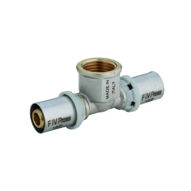 Té réduit femelle à sertir 32-3/4-32 MULTICOUCHE GERPEX réf 9425R824 EMMETI