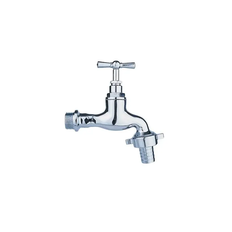 Robinet de puisage avec nez laiton chromé 15/21 réf 136919 WATTS