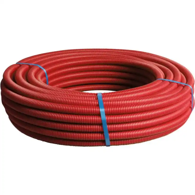 Couronne gainée rouge de 50 mètres tube FIVPEX Ø 13-16 9418P919 EMMETI