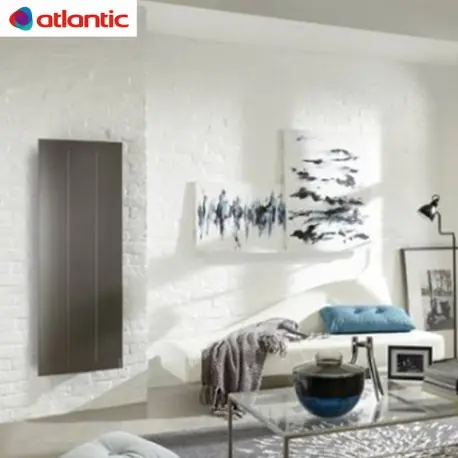 Radiateur Atlantic ONIRIS Gris étoilé 2000W Pilotage Intelligent Connecté Vertical - 503918