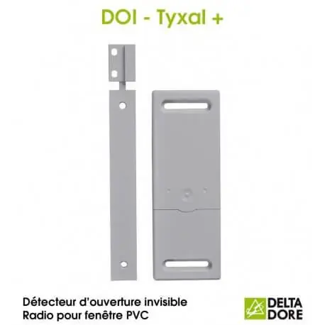 Détecteur d‘ouverture invisible Radio pour fenêtre PVC - DOI PVC TYXAL+ Delta Dore 6412308