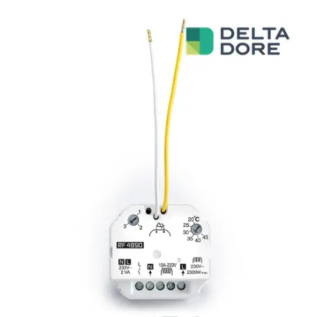 Récepteur radio pour plancher rayonnant électrique RF4890 - Delta Dore 6050615