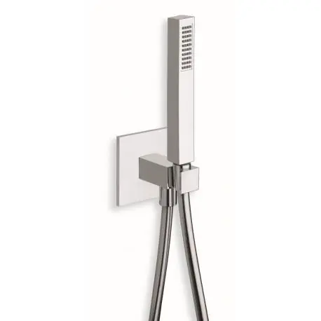 PRISE D‘EAU DOUCHETTE FLEXIBLE CARREE CRISTINA CHROMEE - CRISTINA ONDYNA PD66551