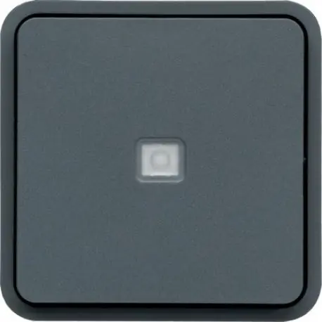 cubyko BP 1F témoin ass. gris HAGER WNA023