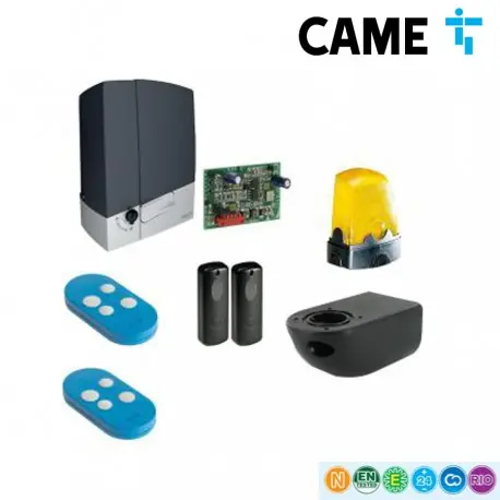 Motorisation portail coulissant Kit Complet CAME BXV pour portail de 400 kg 24 V - 8K01MS-003