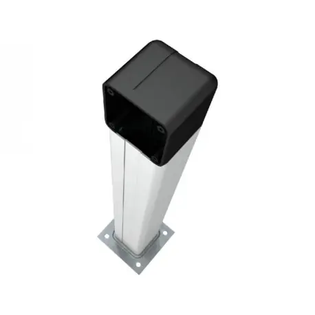 Colonnette en aluminium anodisé naturel H0,5m CAME DOC-L
